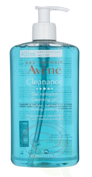 Avene Cleanance Cleansing Gel 400 ml For Oily, Blemish-Prone Skin i gruppen SKÖNHET & HÄLSA / Hudvård / Ansiktsvård / Rengöring hos TP E-commerce Nordic AB (C49237)