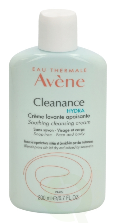 Avene Cleanance Hydra Soothing Cleansing Cream 200 ml i gruppen SKÖNHET & HÄLSA / Hudvård / Ansiktsvård / Rengöring hos TP E-commerce Nordic AB (C49251)