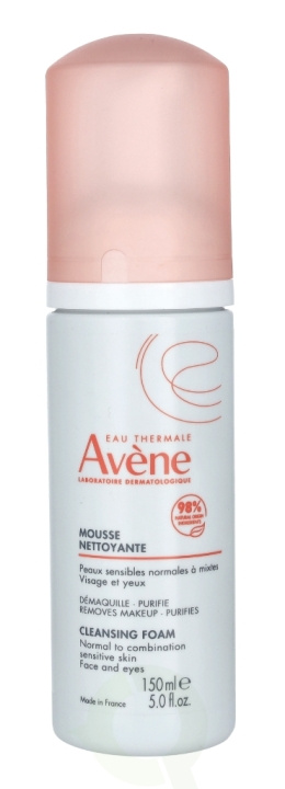 Avene Mattifying Cleansing Foam 150 ml Normal To Combination Skin i gruppen SKÖNHET & HÄLSA / Hudvård / Ansiktsvård / Rengöring hos TP E-commerce Nordic AB (C49261)