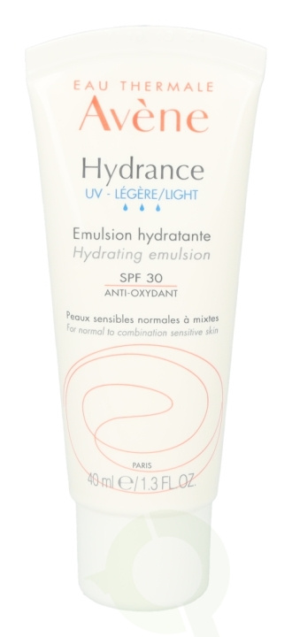 Avene Hydrance UV Hydrating Emulsion SPF30 40 ml Light i gruppen SKÖNHET & HÄLSA / Hudvård / Ansiktsvård / Ansiktskräm hos TP E-commerce Nordic AB (C49281)