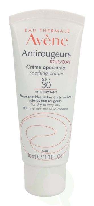 Avene Antirougeurs Soothing Emulsion Day Anti-Oxidant SPF30 40 ml Normal To Combination/For Dry To Very Dry Sensitive Skin i gruppen SKÖNHET & HÄLSA / Hudvård / Ansiktsvård / Dagkräm hos TP E-commerce Nordic AB (C49283)