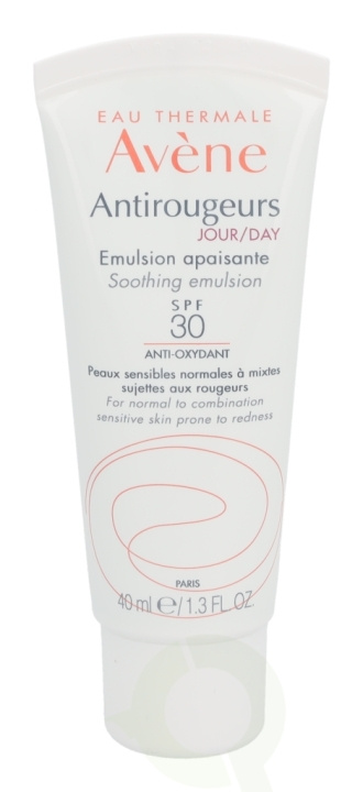 Avene Antirougeurs Soothing Emulsion Day Anti-Oxidant SPF30 40 ml Normal To Combination i gruppen SKÖNHET & HÄLSA / Hudvård / Ansiktsvård / Dagkräm hos TP E-commerce Nordic AB (C49284)