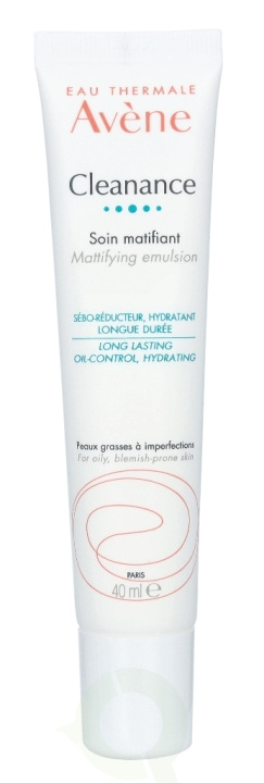 Avene Cleanance Mattifying Emulsion 40 ml For Oily ,Blemish-Prone Skin i gruppen SKÖNHET & HÄLSA / Hudvård / Ansiktsvård / Dagkräm hos TP E-commerce Nordic AB (C49302)