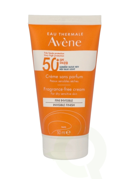 Avene High Protection Unscented Cream SPF50+ 50 ml For Dry Sensitive Skin i gruppen SKÖNHET & HÄLSA / Hudvård / Solskydd & Tanning / Solskydd hos TP E-commerce Nordic AB (C49311)