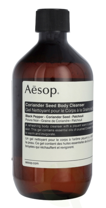 AESOP Coriander Seed Body Cleanser 500 ml i gruppen SKÖNHET & HÄLSA / Hudvård / Kroppsvård / Bad & Duschcreme hos TP E-commerce Nordic AB (C49326)