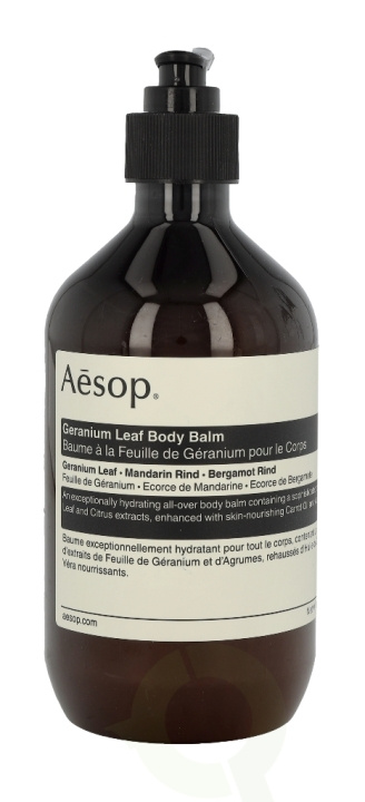 AESOP Geranium Leaf Body Balm 500 ml i gruppen SKÖNHET & HÄLSA / Hudvård / Kroppsvård / Body lotion hos TP E-commerce Nordic AB (C49331)