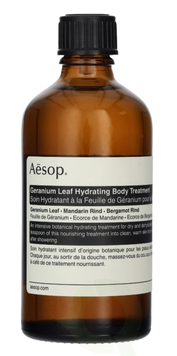 AESOP Geranium Leaf Hydrating Body Treatment 100 ml i gruppen SKÖNHET & HÄLSA / Hudvård / Kroppsvård / Body lotion hos TP E-commerce Nordic AB (C49335)
