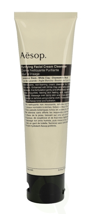 AESOP Purifying Facial Cream Cleanser 100 ml i gruppen SKÖNHET & HÄLSA / Hudvård / Ansiktsvård / Rengöring hos TP E-commerce Nordic AB (C49343)