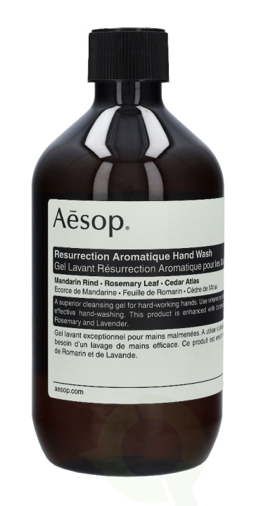 AESOP Resurrection Aromatique Hand Wash 500 ml With Screw Cap i gruppen SKÖNHET & HÄLSA / Hudvård / Kroppsvård / Bad & Duschcreme hos TP E-commerce Nordic AB (C49347)