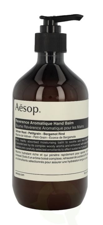 AESOP Reverence Aromatique Hand Balm 500 ml i gruppen SKÖNHET & HÄLSA / Manikyr/Pedikyr / Handkräm hos TP E-commerce Nordic AB (C49350)
