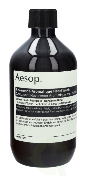 AESOP Reverence Aromatique Hand Wash 500 ml i gruppen SKÖNHET & HÄLSA / Hudvård / Kroppsvård / Bad & Duschcreme hos TP E-commerce Nordic AB (C49351)