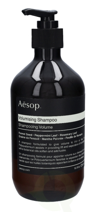 AESOP Volumising Shampoo 500 ml i gruppen SKÖNHET & HÄLSA / Hår & Styling / Hårvårdsprodukter / Schampo hos TP E-commerce Nordic AB (C49356)