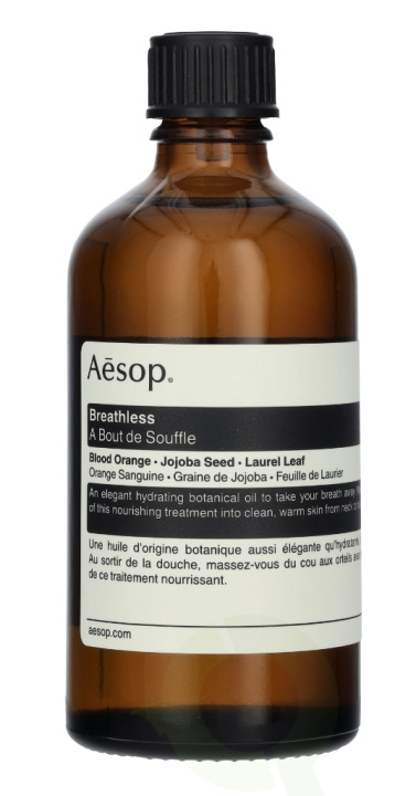 AESOP Breathless Botanical Massage Oil 100 ml i gruppen SKÖNHET & HÄLSA / Hudvård / Kroppsvård / Body lotion hos TP E-commerce Nordic AB (C49372)
