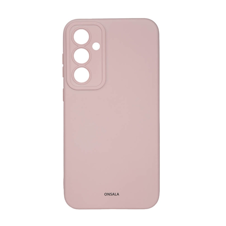 Onsala Backcover Sil Touch Samsung S23 FE 5G Chalk Pink i gruppen SMARTPHONE & SURFPLATTOR / Mobilskydd / Samsung hos TP E-commerce Nordic AB (C49428)