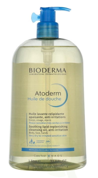 Bioderma Atoderm Ultra -Nourishing Shower Oil 1 litre i gruppen SKÖNHET & HÄLSA / Hudvård / Kroppsvård / Bad & Duschcreme hos TP E-commerce Nordic AB (C49582)