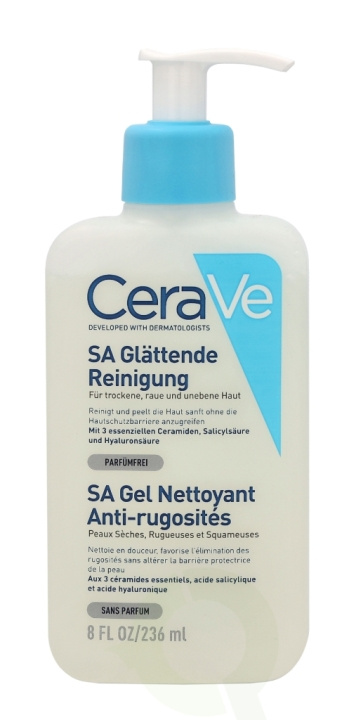 Cerave SA Smoothing Cleanser 236 ml For Dry, Rough, Bumpy Skin i gruppen SKÖNHET & HÄLSA / Hudvård / Ansiktsvård / Rengöring hos TP E-commerce Nordic AB (C49605)
