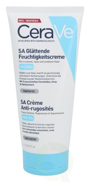 Cerave SA Smoothing Cream 177 gr For Dry, Rough, Bumpy Skin i gruppen SKÖNHET & HÄLSA / Hudvård / Ansiktsvård / Dagkräm hos TP E-commerce Nordic AB (C49612)