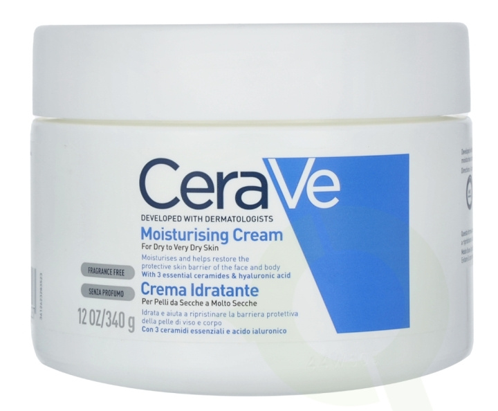 Cerave Moisturising Cream 340 gr For Dry To Very Dry Skin i gruppen SKÖNHET & HÄLSA / Hudvård / Kroppsvård / Body lotion hos TP E-commerce Nordic AB (C49615)
