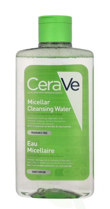 Cerave Micellar Cleansing Water 295 ml Fragrance Free i gruppen SKÖNHET & HÄLSA / Hudvård / Ansiktsvård / Rengöring hos TP E-commerce Nordic AB (C49622)