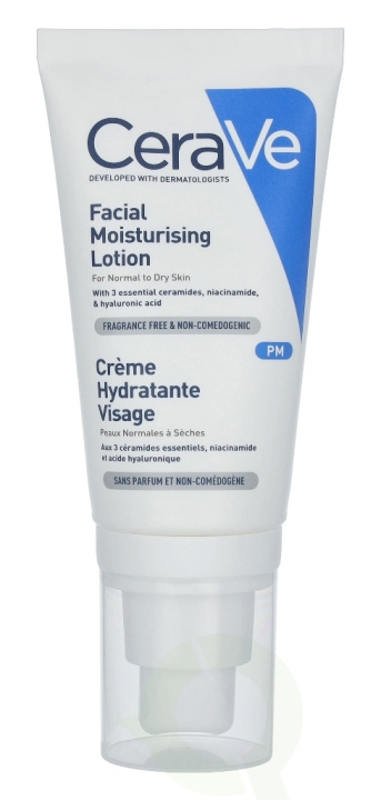 Cerave Facial Moisturising Lotion 52 ml For Normal To Dry Skin i gruppen SKÖNHET & HÄLSA / Hudvård / Ansiktsvård / Ansiktskräm hos TP E-commerce Nordic AB (C49623)