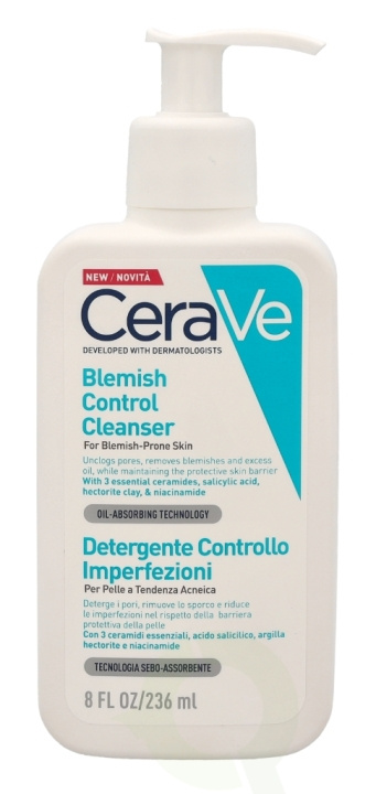 Cerave Blemish Control Cleanser 236 ml i gruppen SKÖNHET & HÄLSA / Hudvård / Ansiktsvård / Rengöring hos TP E-commerce Nordic AB (C49629)