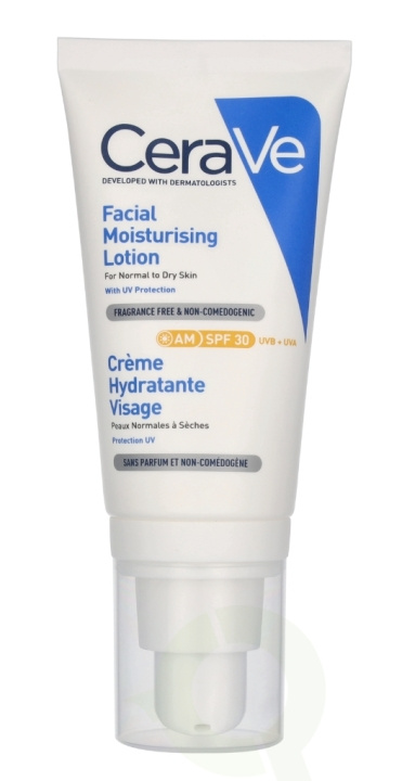 Cerave Moisturizing Face Cream SPF30 52 ml i gruppen SKÖNHET & HÄLSA / Hudvård / Ansiktsvård / Ansiktskräm hos TP E-commerce Nordic AB (C49632)