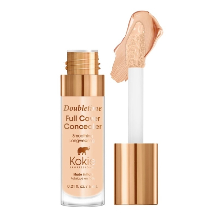 Kokie Cosmetics Kokie Doubletime Full Cover Concealer - 103 Tan Peach i gruppen SKÖNHET & HÄLSA / Makeup / Basmakeup / Concealer hos TP E-commerce Nordic AB (C49866)