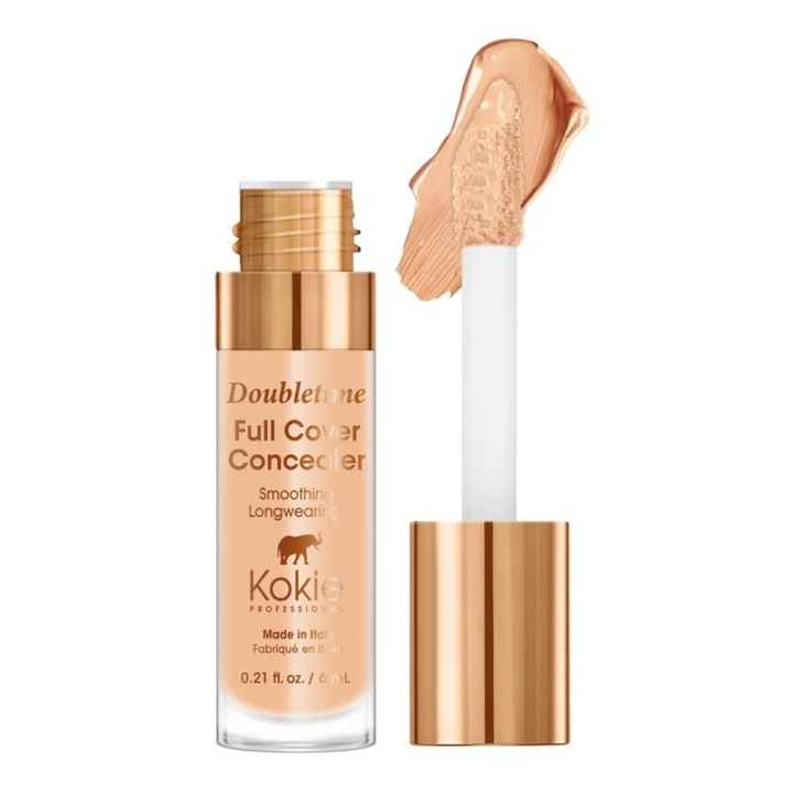 Kokie Cosmetics Kokie Doubletime Full Cover Concealer - 110 Medium Honey i gruppen SKÖNHET & HÄLSA / Makeup / Basmakeup / Concealer hos TP E-commerce Nordic AB (C49871)