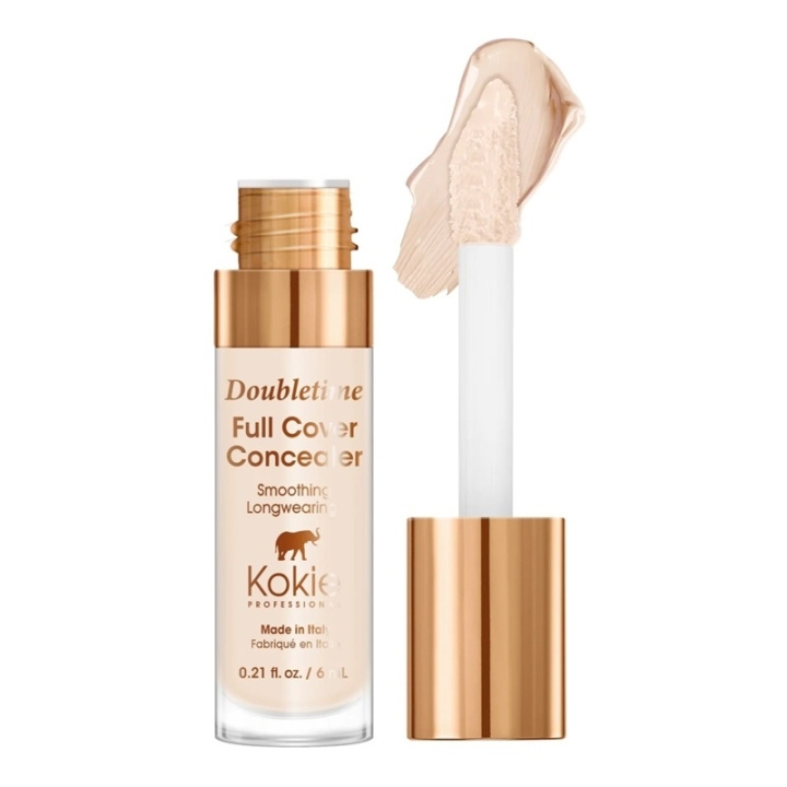 Kokie Cosmetics Kokie Doubletime Full Cover Concealer - 107 Fair Ivory i gruppen SKÖNHET & HÄLSA / Makeup / Basmakeup / Concealer hos TP E-commerce Nordic AB (C49873)