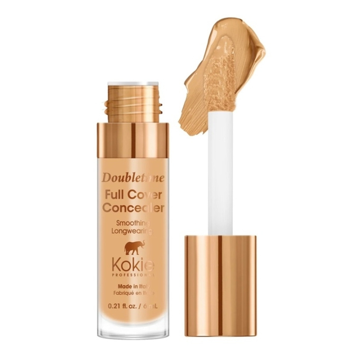 Kokie Cosmetics Kokie Doubletime Full Cover Concealer - 108 Deep Tan i gruppen SKÖNHET & HÄLSA / Makeup / Basmakeup / Concealer hos TP E-commerce Nordic AB (C49874)