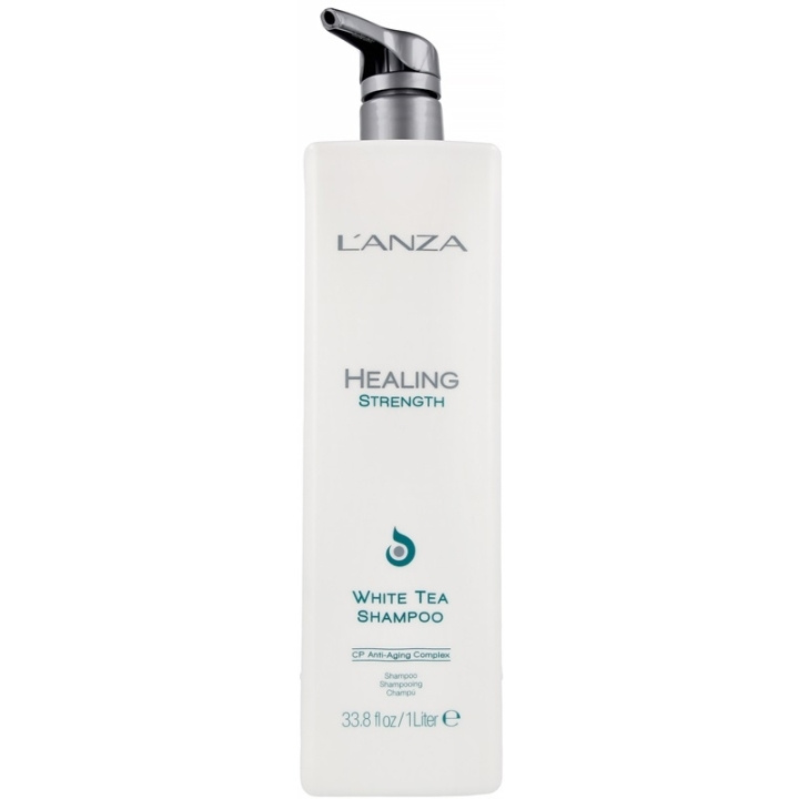 L\'anza Healing Strength White Tea Shampoo 1000ml i gruppen SKÖNHET & HÄLSA / Hår & Styling / Hårvårdsprodukter / Schampo hos TP E-commerce Nordic AB (C49891)