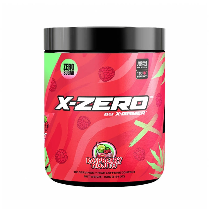 X-GAMER X-Zero 160 Gram Raspberry Mojito i gruppen DATORER & KRINGUTRUSTNING / Gaming / Energidryck för Gamers hos TP E-commerce Nordic AB (C49929)