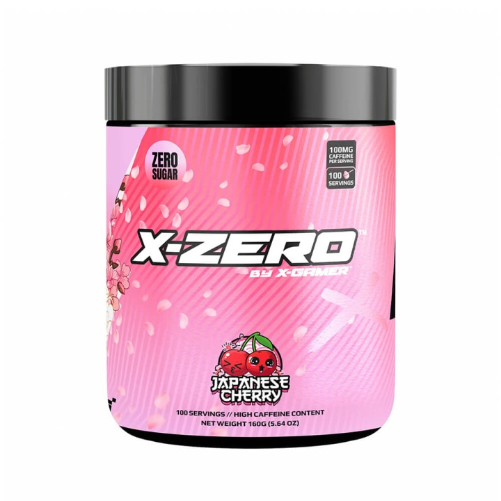 X-GAMER X-Zero 160 gram Japanes Cherry i gruppen DATORER & KRINGUTRUSTNING / Gaming / Energidryck för Gamers hos TP E-commerce Nordic AB (C49930)