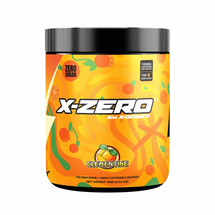 X-GAMER X-Zero 160 gram Clementine i gruppen DATORER & KRINGUTRUSTNING / Gaming / Energidryck för Gamers hos TP E-commerce Nordic AB (C49932)