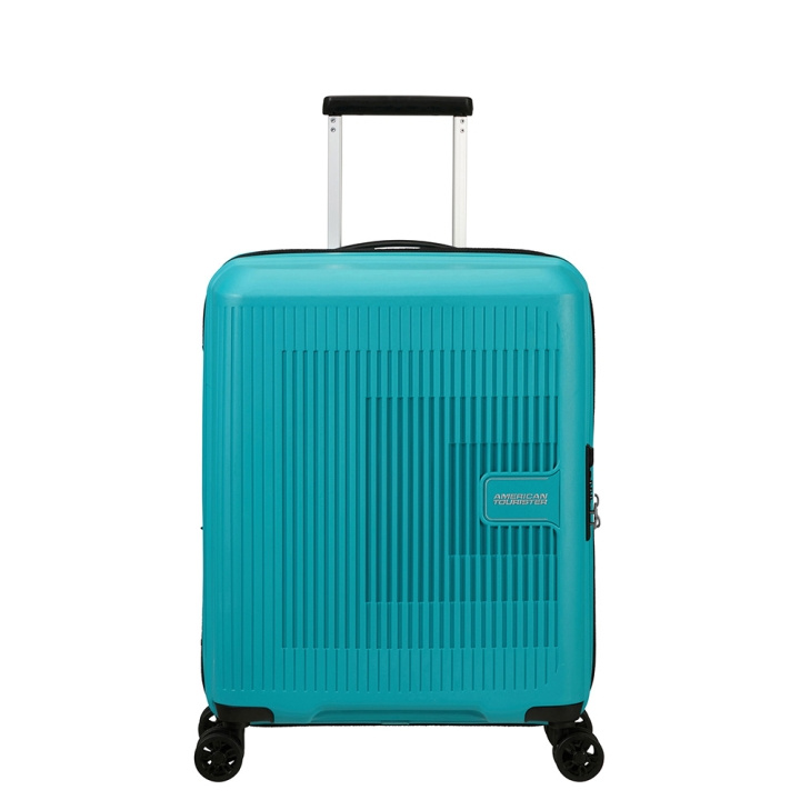 American Tourister Kabinväska AeroStep Spinner 55 cm Turquoise Tonic i gruppen SPORT, FRITID & HOBBY / Resetillbehör / Resväskor hos TP E-commerce Nordic AB (C49950)