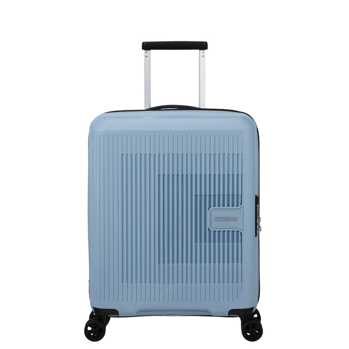 American Tourister Kabinväska AeroStep Spinner 55 cm Soho Grey i gruppen SPORT, FRITID & HOBBY / Resetillbehör / Resväskor hos TP E-commerce Nordic AB (C49956)