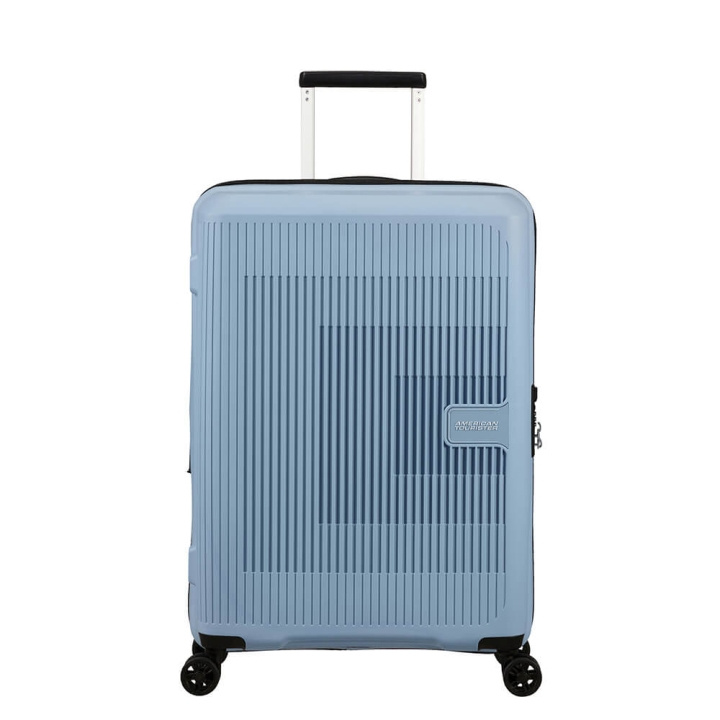 American Tourister Resväska AeroStep Spinner 67 cm Soho Grey i gruppen SPORT, FRITID & HOBBY / Resetillbehör / Resväskor hos TP E-commerce Nordic AB (C49957)