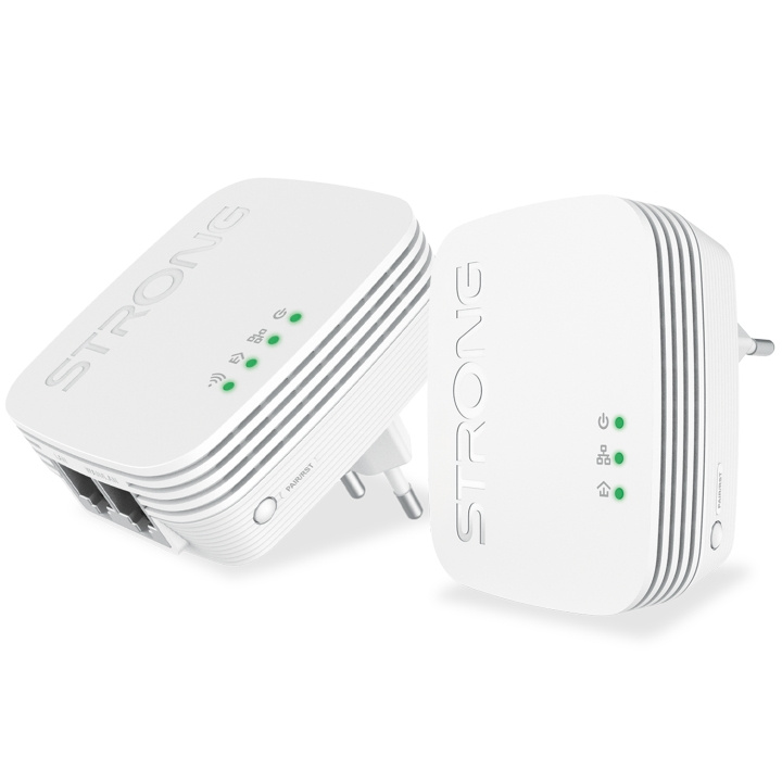 Strong Powerline 600 Duo Mini med WiFi i gruppen DATORER & KRINGUTRUSTNING / Nätverk / Homeplug/Powerline hos TP E-commerce Nordic AB (C49970)