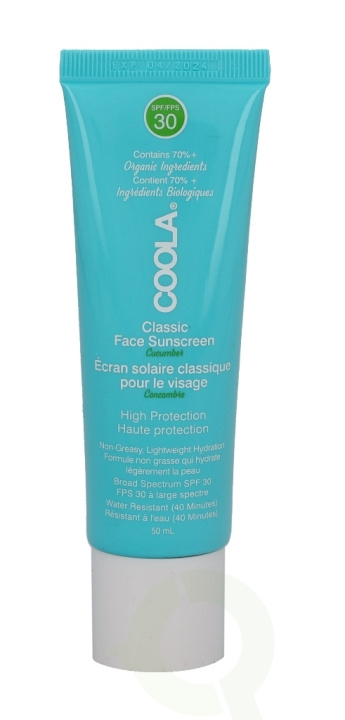 Coola Classic Face Sunscreen Moisturizer SPF30 50 ml i gruppen SKÖNHET & HÄLSA / Hudvård / Solskydd & Tanning / Solskydd hos TP E-commerce Nordic AB (C49979)