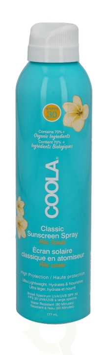 Coola Classic Body Sunscreen Spray SPF30 177 ml Pina Colada i gruppen SKÖNHET & HÄLSA / Hudvård / Solskydd & Tanning / Solskydd hos TP E-commerce Nordic AB (C49984)