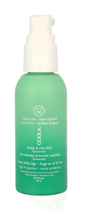 Coola Ocean Salted Sage Scalp & Hair Mist SPF30 59 ml i gruppen SKÖNHET & HÄLSA / Hår & Styling / Hårvårdsprodukter / Balsamspray/Leave-in hos TP E-commerce Nordic AB (C49991)