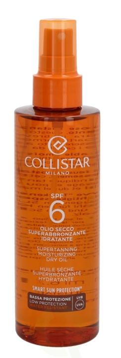 Collistar Supertanning Moisturizing Dry Oil SPF6 200 ml Speciale Abbronzatura Perfetta - Low Protection i gruppen SKÖNHET & HÄLSA / Hudvård / Solskydd & Tanning / Solskydd hos TP E-commerce Nordic AB (C50038)