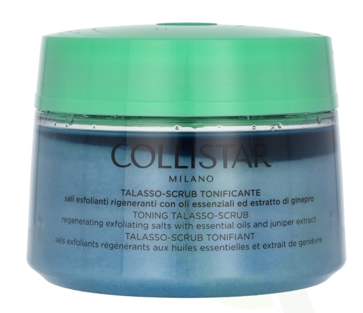 Collistar Toning Talasso Scrub 700 gr Regenerating Exfoliating Salts With Essential Oil sand Juniper Extract i gruppen SKÖNHET & HÄLSA / Hudvård / Kroppsvård / Body lotion hos TP E-commerce Nordic AB (C50043)