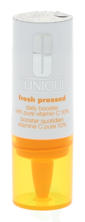 Clinique Fresh Pressed Daily Booster 34 ml 4 x 8,5ml - With 10% Pure Vitamin C/All Skin types i gruppen SKÖNHET & HÄLSA / Hudvård / Ansiktsvård / Serum Hud hos TP E-commerce Nordic AB (C50082)