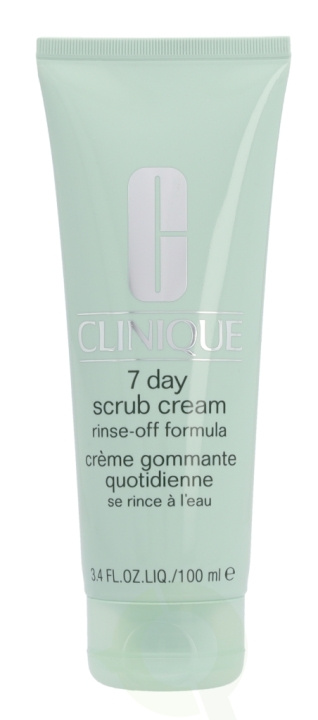 Clinique 7 Day Scrub Cream Rinse-Off Formula 100 ml i gruppen SKÖNHET & HÄLSA / Hudvård / Ansiktsvård / Skrubb / Peeling hos TP E-commerce Nordic AB (C50100)