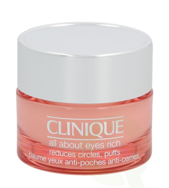 Clinique All About Eyes Rich 15 ml All Skin Types i gruppen SKÖNHET & HÄLSA / Hudvård / Ansiktsvård / Ögonkräm hos TP E-commerce Nordic AB (C50126)