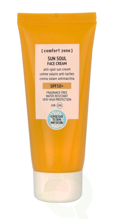 Comfort Zone Sun Soul Face Cream SPF50+ 60 ml i gruppen SKÖNHET & HÄLSA / Hudvård / Solskydd & Tanning / Solskydd hos TP E-commerce Nordic AB (C50407)