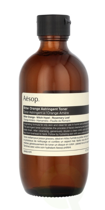 AESOP Bitter Orange Astringent Toner 200 ml i gruppen SKÖNHET & HÄLSA / Hudvård / Ansiktsvård / Rengöring hos TP E-commerce Nordic AB (C50554)