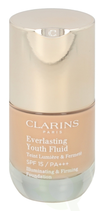 Clarins Everlasting Youth Fluid Foundation SPF15 30 ml #108,5 Cashew i gruppen SKÖNHET & HÄLSA / Makeup / Basmakeup / Foundation hos TP E-commerce Nordic AB (C50586)
