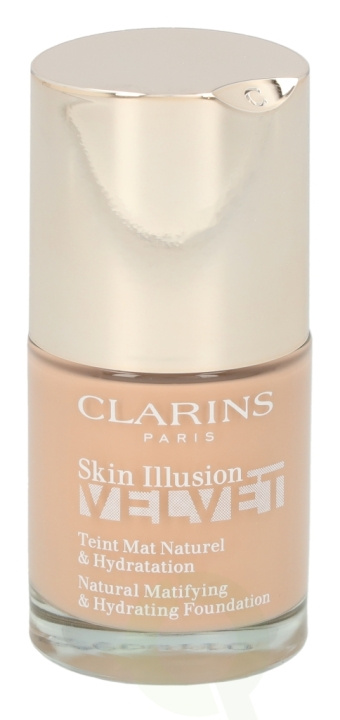 Clarins Skin Illusion Velvet Foundation 30 ml 109c i gruppen SKÖNHET & HÄLSA / Makeup / Basmakeup / Foundation hos TP E-commerce Nordic AB (C50587)